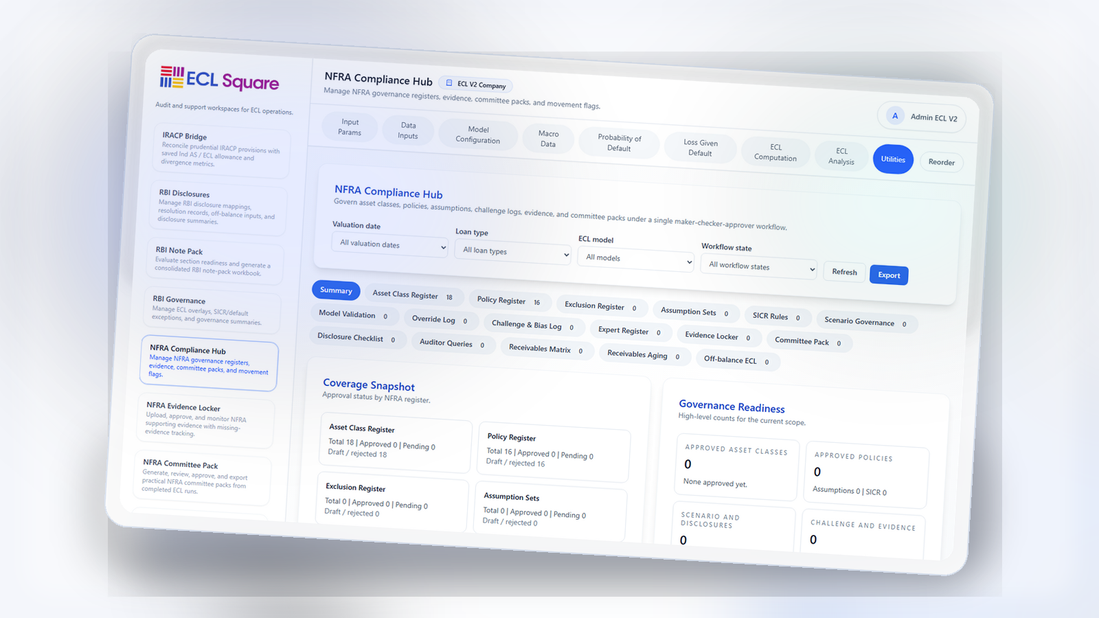 Technology Architecture for an ECL Engine